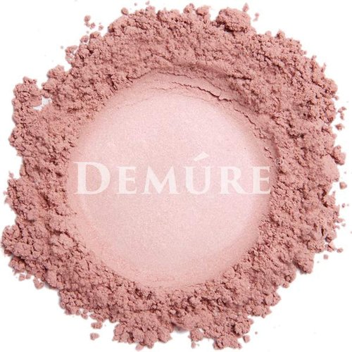 Demure Mineral Blush - Professional Grade Loose Powder Makeup | Hint of Pink, Cruelty-Free