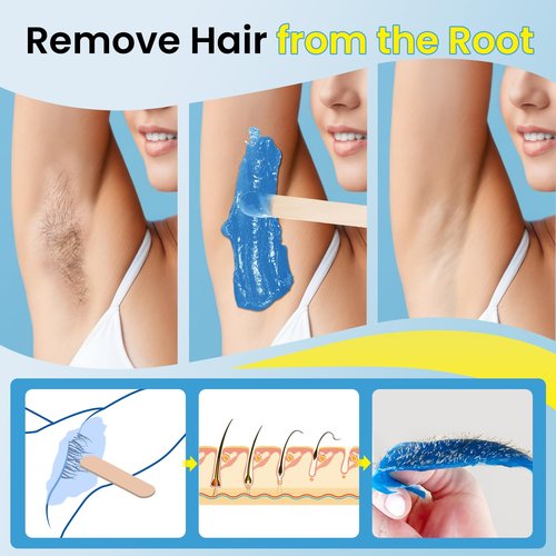 Troyber Hard Wax Beads for Hair Removal, Refill Wax Beans for All Body & Bikini(2.2lb) ﻿