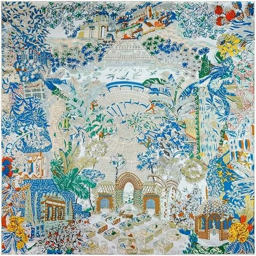 Andantino 100% Silk Scarf - Large 43" Square Lightweight Headscarf & Shawl for Women | Gift-Ready Packaging