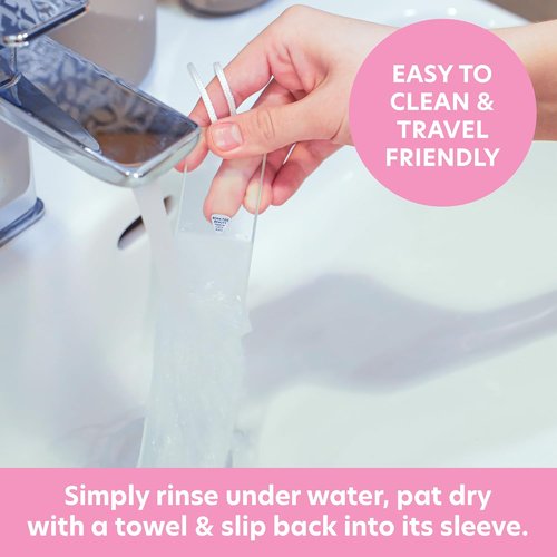 Bona Fide Beauty Czech Glass Foot File - Dual-Sided High Grit Rasp with Protective Sleeve | Clear Color