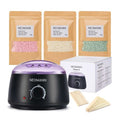 NEOMANN Waxer II Waxing Kit for Women and Men Non-Sticky, Teflon-Coated - Wax Warmer for Hair Removal incl. 300g Wax Beads, 20 Spatulas