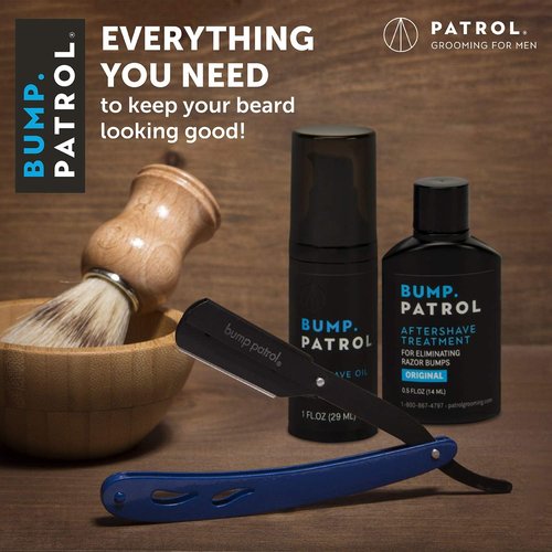 Bump Patrol Maximum Strength Aftershave Treatment Serum – Razor Bump Stopper and Ingrown Hair Treatment for Men and Women, Fast Acting Formula - 2 oz (Pack of 2)