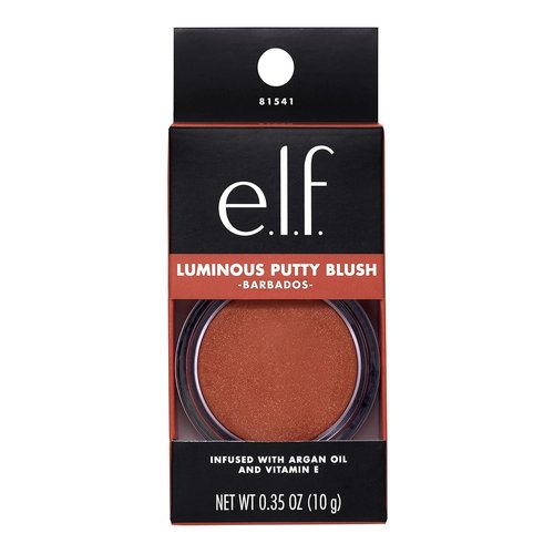 e.l.f. Luminous Putty Blush - Buildable Creamy Blush With Subtle Shimmer Finish | Vegan, Barbados