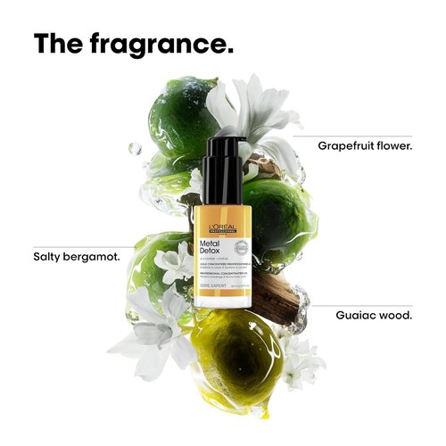 L'Oreal Professionnel Metal Detox Leave-In Oil - Detoxifies Hair, Prevents Damage & Enhances Shine