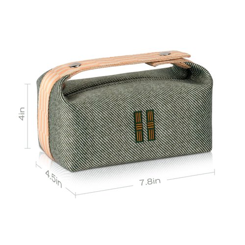 Sluxa NEW Makeup Bag - Her Inspired, Stylish, Lightweight, and Practical Luxury Cosmetic Bag for Women(Grass green)