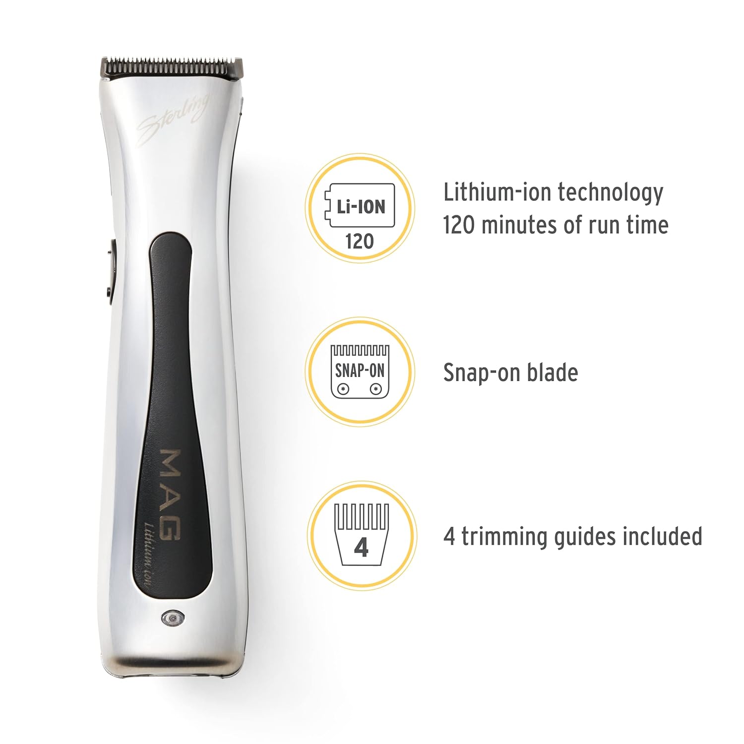 Wahl Professional - Sterling Big Mag Cordless Clipper & Hair Trimmer Set - Salon-Quality Electric Tools