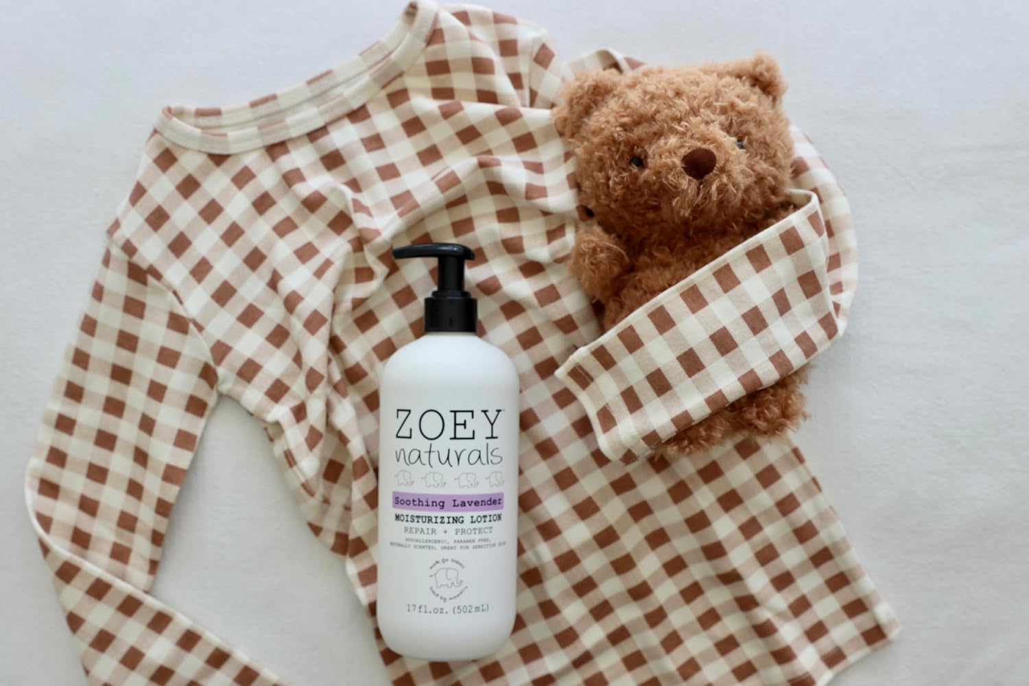 Zoey Naturals Lavender Moisturizing Lotion for Babies - Hypoallergenic & Gentle Formula - 17 fl oz