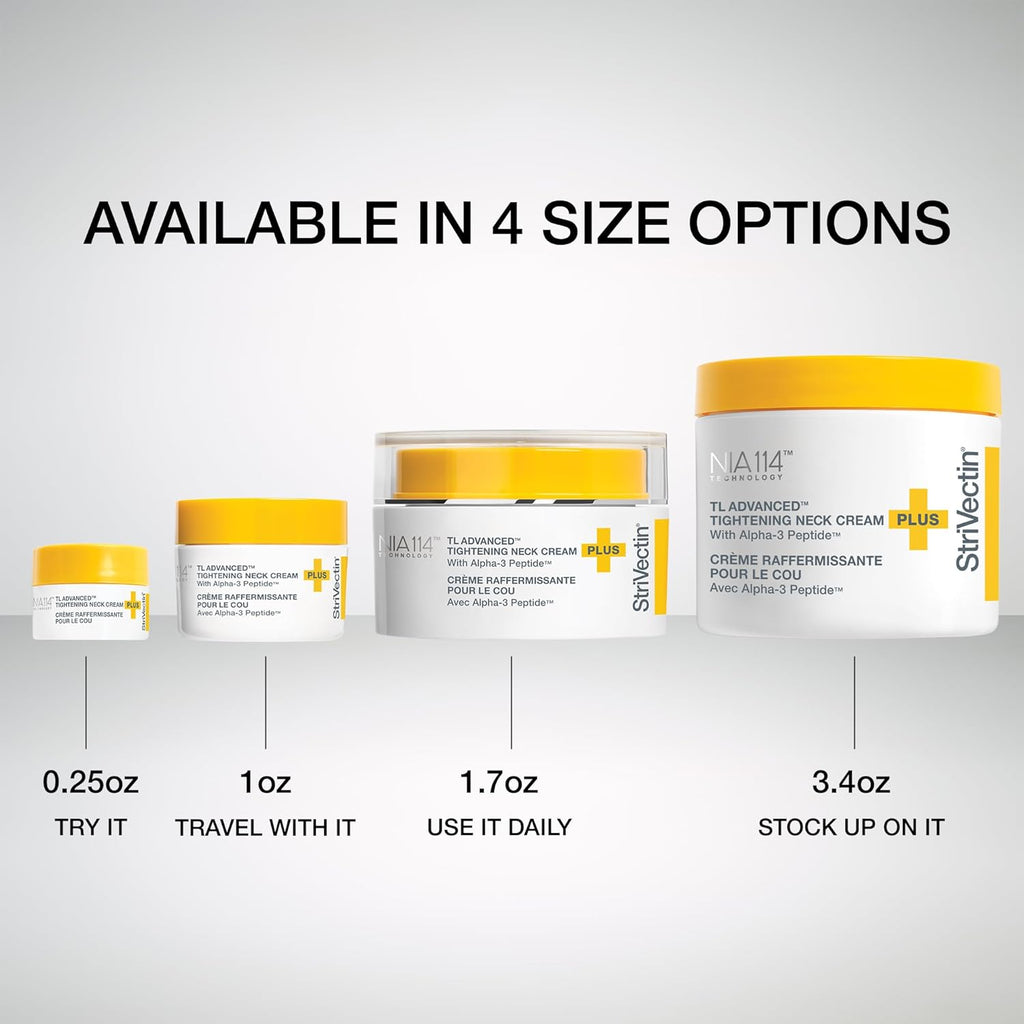 StriVectin Advanced Neck Cream PLUS - Tightening & Firming for Smooth, Healthy Skin | 0.25 oz