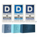 Duke Cannon Ultimate Freshness Soap 3-Pack Midnight Swim, Superior, & Naval Diplomacy - 10 oz Bars with Aquatic, Fresh Water, & Oceanic Scents - Triple Milled, American-Made