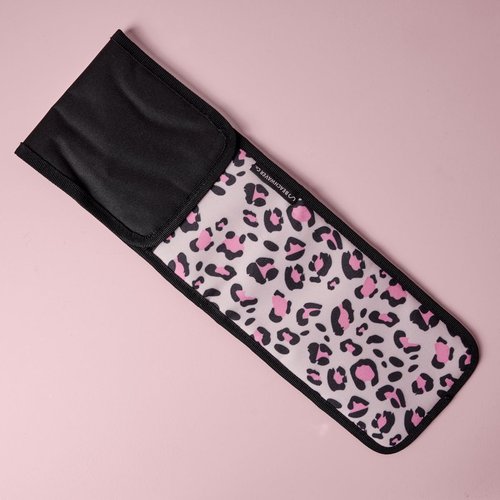 Beachwaver Co. Storage Pouch - Pink Catwalk | Travel-Friendly Hot Tool Bag with Heat-Resistant Lining