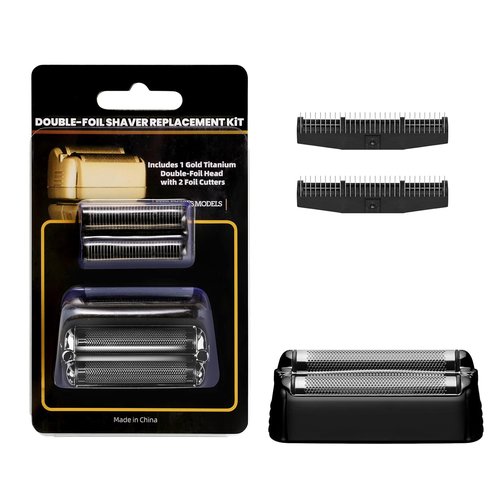 BaBylissPRO Replacement Foil & Cutter - Compatible with FXONE BlackFX Double Foil Shaver | Black