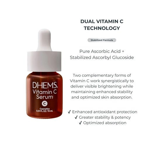 Skiennix Vitamin C Serum - Brightening Antioxidant with Ginkgo Biloba for Dull Skin | 15ml