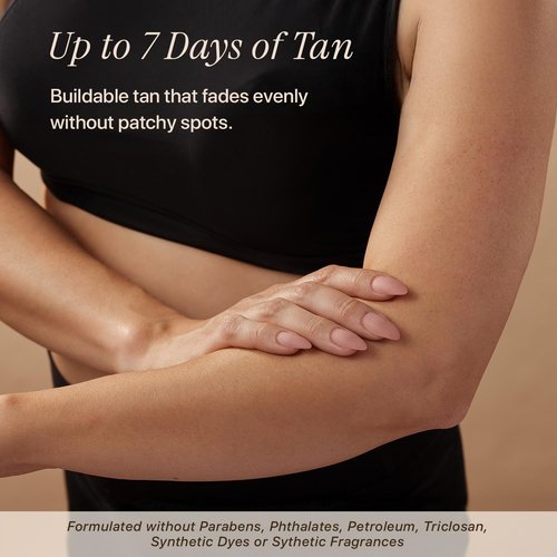 Skiennix Self Tanner Mousse Kit - Natural & Organic Ingredients | Includes Kabuki Brush & Mitt