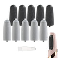 10 Pcs Replacement Roller Refills Compatible with Finishing Touch Flawless Pedi Electric Tool File Include a Cleaning Brush
