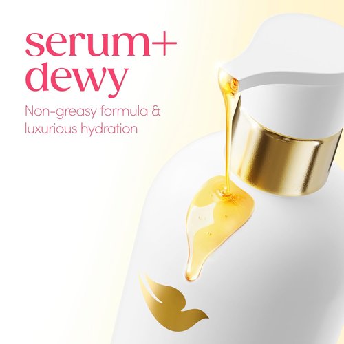 Dove Serum+ Body Wash - Hydrating Coconut & Geranium Oil Cleanser for Soft Skin | 15.3 fl oz
