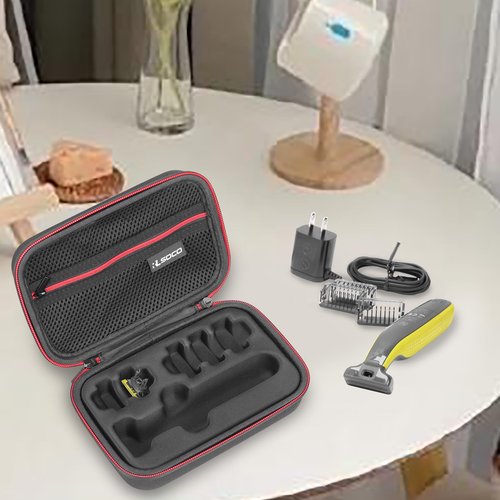 RLSOCO Hard Case for Philips Norelco OneBlade 360 & OneBlade Hybrid Electric Beard Trimmer and Shaver.Fits for Philips QP2724/90,QP2834/70,QP4631/90,QP4530/90,QP2630/70,QP1424/10,QP2520/90 and More