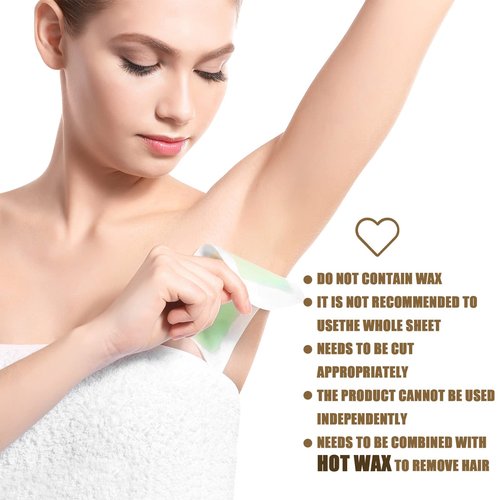Leelosp 1000 Pcs Wax Strips for Hair Removal Non Woven Skin Body Facial Bikini Beauty Waxing Sheets Soft Wax Strips Paper Hair Removal Patch for Women Men Arms Legs Back Body Underarm Eyebrow Armpit