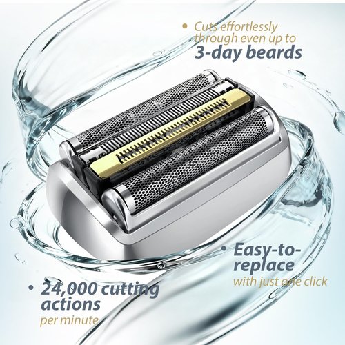 92M Electric Replacement Shaver Head Compatible with Series 9 Shaving Razor Head, Suitable for S9 9290cc, 9291cc, 9370cc, 9376cc, 9293s, 9260s, 9295cc, 9385cc,for men.