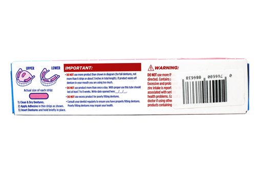 Fixodent Denture Adhesive Cream 4 Count, 2.4 Ounce Each