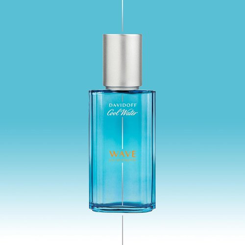 Davidoff Cool Water Wave Eau de Toilette | Fresh Woody Men's Cologne with Sichuan Pepper & Sandalwood