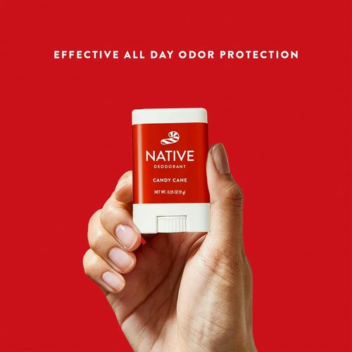 Native Candy Cane Mini Deodorant - Refreshing Scent | 0.35oz Travel Size