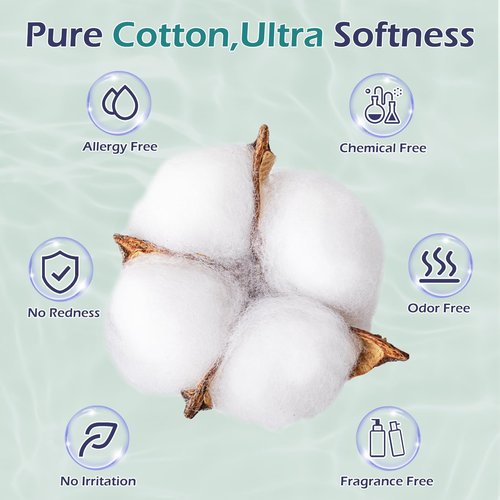PureSoftness Disposable Face Towel, Clean Towel, Extra Large 12" x 10", Soft Dry Wipe Face Wash, Makeup Remover, Biodegradable Towelette for Sensitive Skin 80 Count (1 Pack)