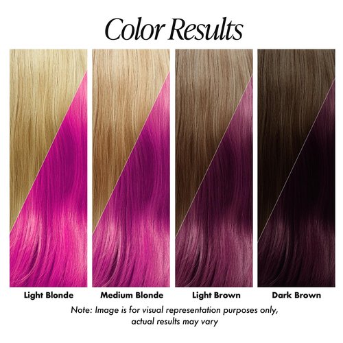 Adore Neon Pink Semi-Permanent Hair Color - Vegan, Cruelty-Free Formula | 4 Fl Oz, No Ammonia, No Peroxide