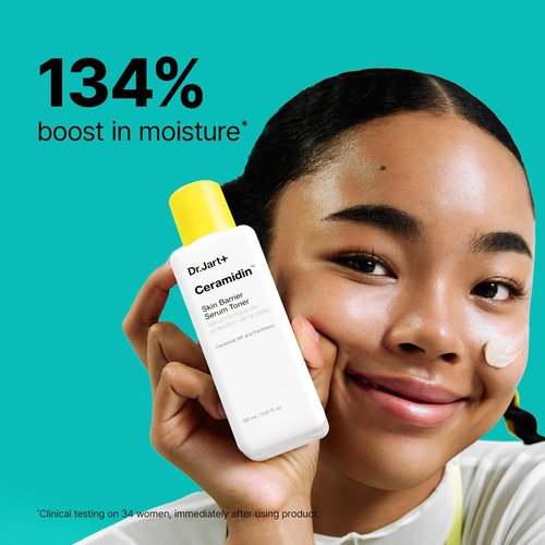 Dr.Jart+ Ceramidin Skin Barrier Repair Korean Face Serum Toner with Ceramides | Milky Toner | Korean Skin Care, 5.07 Fl Oz