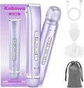 Bikini Trimmer for Women Dual Head Electric Razors IPX7 Waterproof, Electric Shaver for Facial Private Hair, Anniversary Birthday Christmas Gifts for Women self Care, Stocking Stuffers for Teen Girls