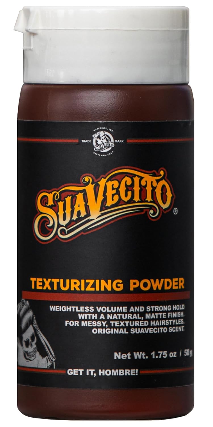 Suavecito Hair Styling Powder - Texturizing & Volumizing with Strong Hold | Shine-Free Matte Finish