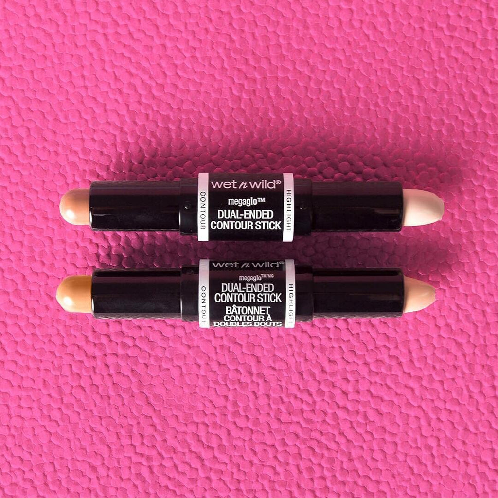 Wet n Wild MegaGlo Dual-Ended Contour Stick - Light Medium | Cruelty-Free Makeup Essential