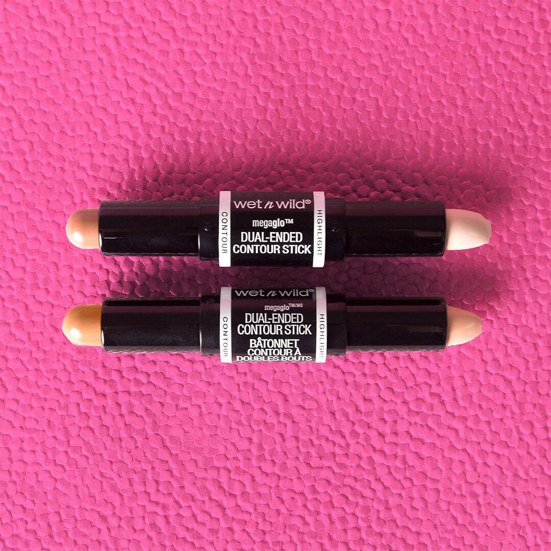Wet n Wild MegaGlo Dual-Ended Contour Stick - Light Medium | Cruelty-Free Makeup Essential