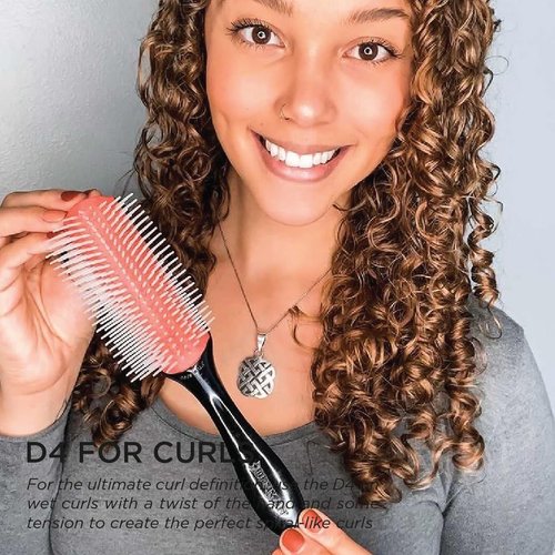 Denman Styler 5 Row Hair Brush - Professional Styling Tool for Smooth, Tangle-Free Hair