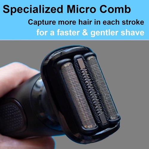 Braun Series 5/6 53B Replacement Head - Compatible With New Generation Razors | 1 Count