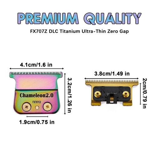 BaBylissPRO Replacement Trimmer Blade - Compatible with FX707Z DLC 2.0 & FX787 | 1 Pc Chameleon