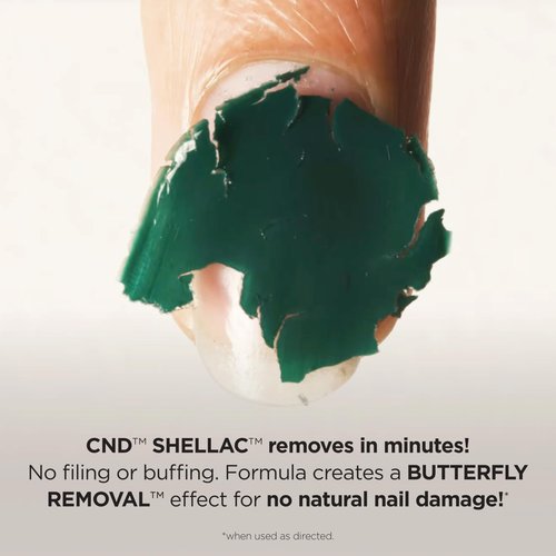 CND Shellac Gel Nail Polish, Long-lasting NailPaint Color with Curve-hugging Brush, Coral Polish, 0.25 fl oz