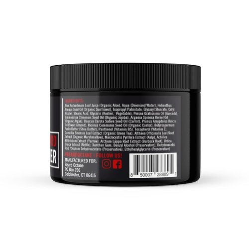 Beard Octane Leave-In Beard Conditioner - Unscented Formula to Soften & Moisturize Coarse Beards - 4 oz