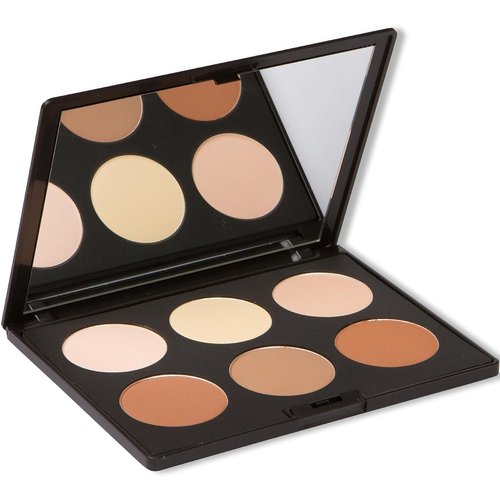 Elizabeth Mott Bronzer Contour Kit | 6 Blendable Shades for a Natural Sun-Kissed Glow - Lightweight & Cruelty-Free