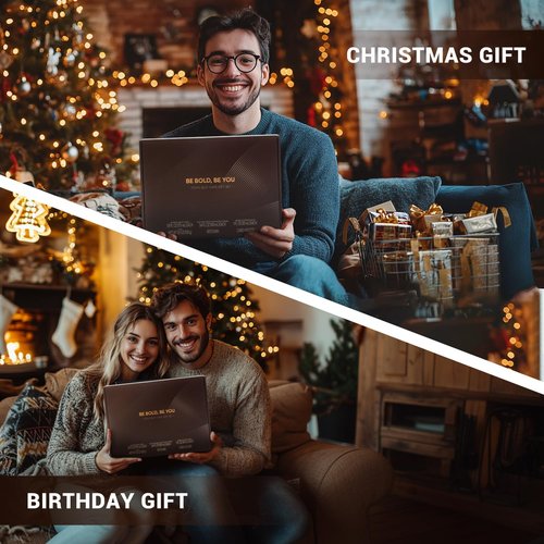 Rinse & Robust Gifts for Men, Valentine Gifts for Men, Sandalwood Holiday Bath & Body Grooming Mens Gift Sets, Birthday Gift Ideas for Dad Boyfriend Husband Valentines, Holiday Grooming Gift Sets