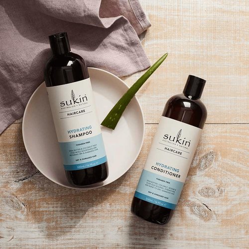 Sukin Haircare Hydrating Shampoo - Moisturizing Formula for Soft, Healthy Hair | 33.82 Ounce