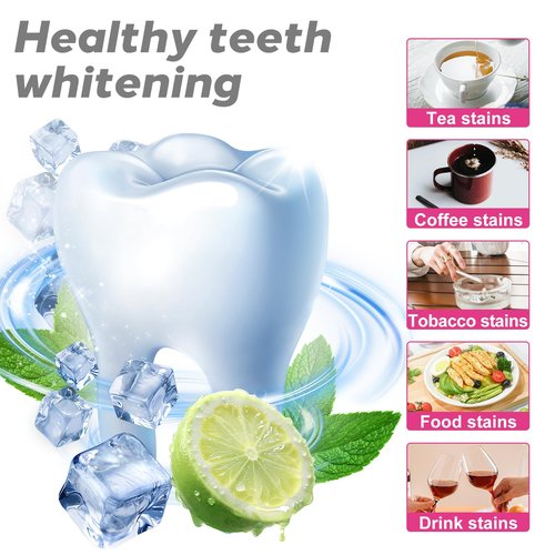 Teeth Whitening Strips -14 Treatments Professional Teeth Whitening Strip kit -Safe for Enamel-Non Sensitive Tooth Whitening Without Any Harm -Non-Slip Strips Stains Removal