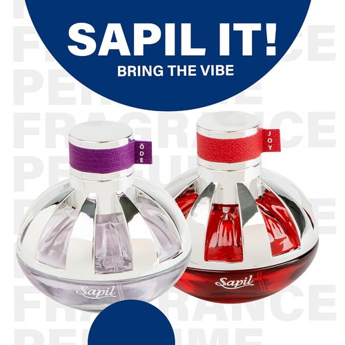 Sapil ODE Eau de Parfum for Women - Long-Lasting Sweet Floral Fragrance | Pear, Black Currant, Jasmine & Vanilla | 3.4 oz / 100ml