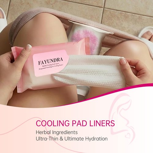 FAYUNDRA Postpartum Essentials Kit for Labor & Delivery, Postpartum Kit with Cooling Spray, 4 Disposable Postpartum Underwears, 8 Postpartum Pads, 2 Hot & Cold Packs, 30 Pad Liners, Peri Bottle (6)