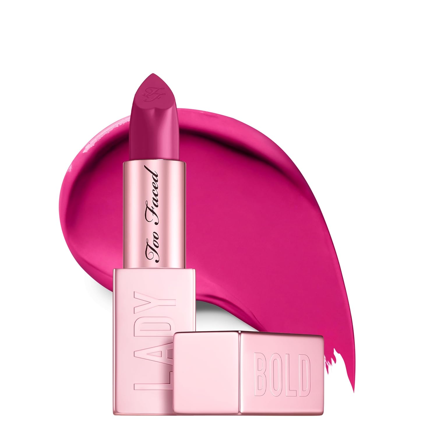 Too Faced Lady Bold Cream Lipstick - Creamy, High-Impact Color, Lightweight & Vegan, 0.11 Ounce