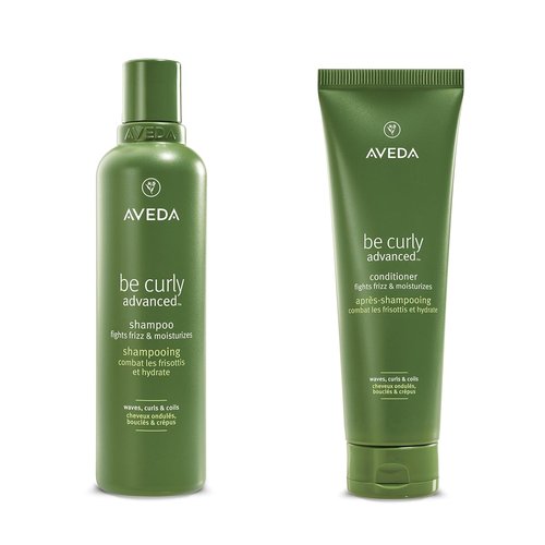 Aveda Be Curly Advanced Shampoo & Conditioner Duo - Moisturizes Curly, Coily, Wavy Hair | 8.5 Fl Oz