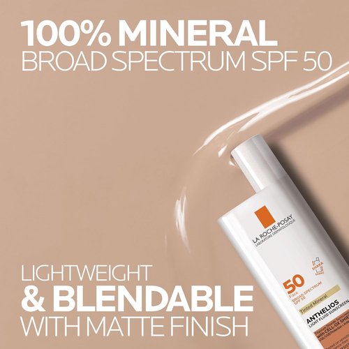 La Roche-Posay Anthelios 50 Tinted Mineral Sunscreen - Ultra Light Formula | 50ml/1.7oz (Pack of 2)
