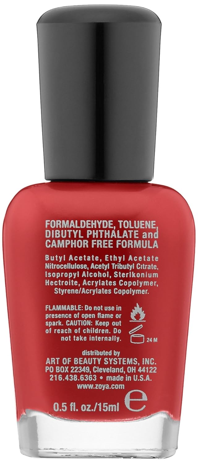 ZOYA Nail Polish - Carmen | Long-Lasting, Vibrant Color - 0.5 Fl. Oz.