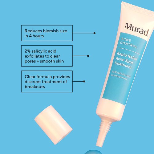 Acne Treatment Trial Kit – Salicylic Acid & Mandelic Acid for Clear Skin – Oil Control, Spot Treatment & Cleanser – Travel Size Skincare for Acne-Prone Skin (3-Piece Clear Skin Kit)