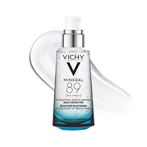 Vichy Mineral 89 Booster - Pure Hyaluronic Acid Serum for Plumping & Hydration | Lightweight, Oil-Free