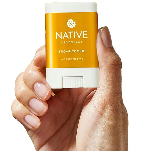 Native Mini Deodorant - Limited Edition Sugar Cookie - Travel Size 0.35 Oz - Pack of 2